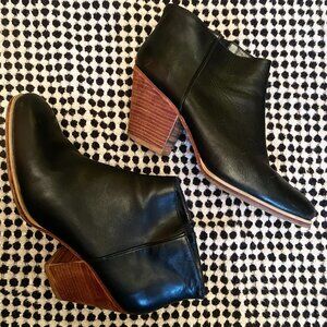 RACHEL COMEY Mars Ankle Booties Boots in Black Size 8